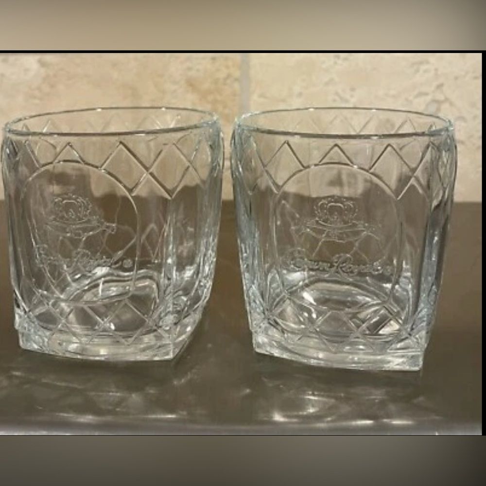 2 Crown Royal Lowball Glasses